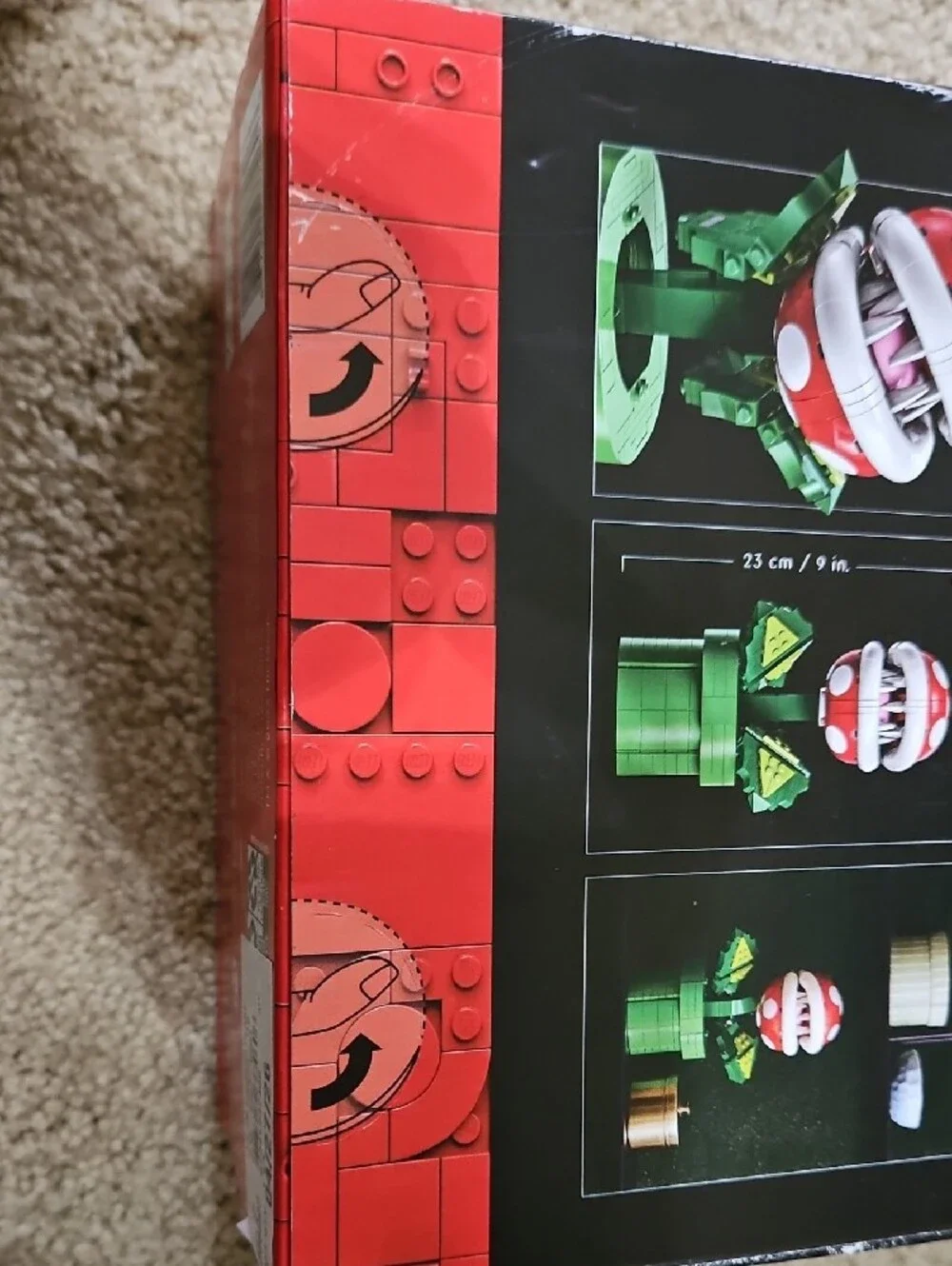 Nintendo Super Mario Piranha Plant Buildable Toy - New In Sealed Box